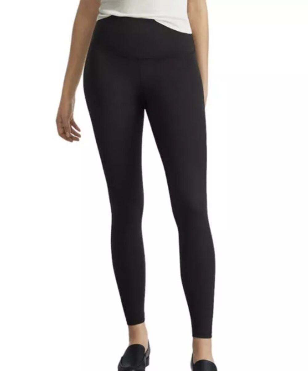 EVERLANE Womens ReNew Ankle Leggings XS Black Athletic High Rise NWOT